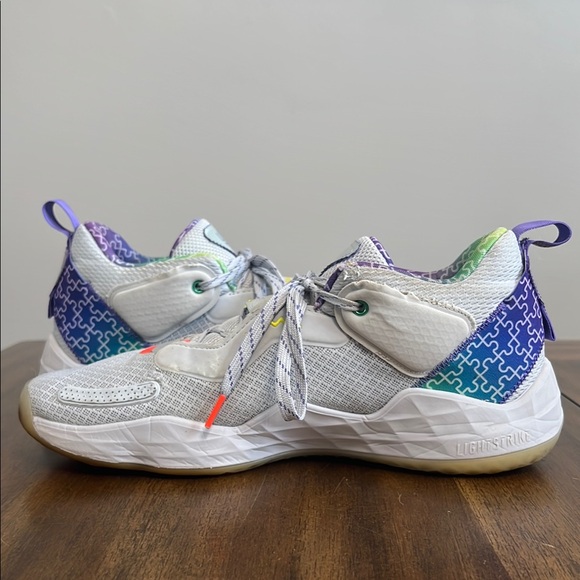 Adidas D.O.N. Issue 3 Autism Speaks Grey Mens Size 11.5 Basketball Shoes GY0321 - Picture 8 of 16